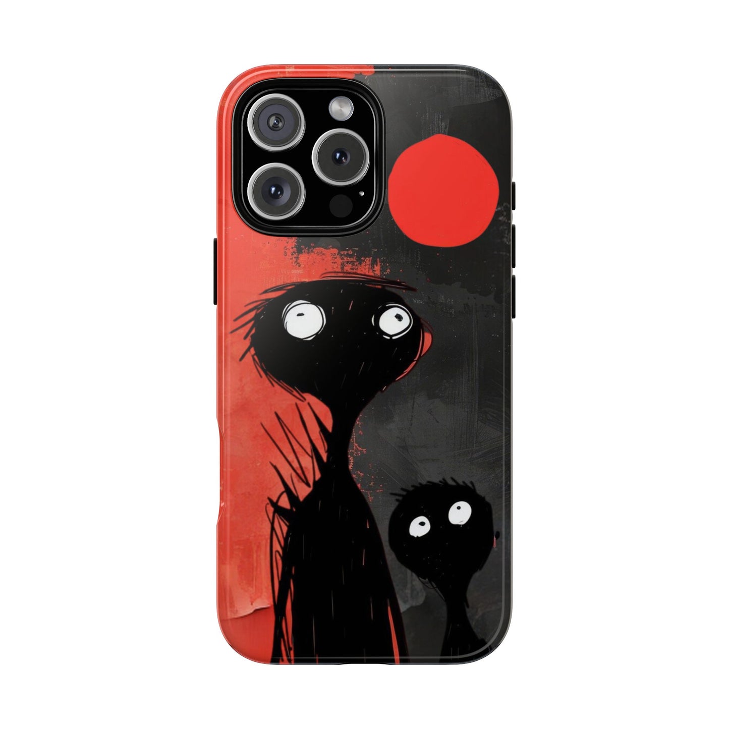 Scary Zombie People Phone Case, Tough Case Protective Smartphone Cover, Hard Shell Case, Unique Phone Accessories, Halloween