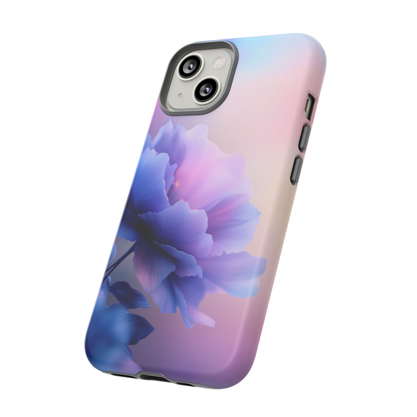 Purple Flower with Sunset - Tough Phone Case