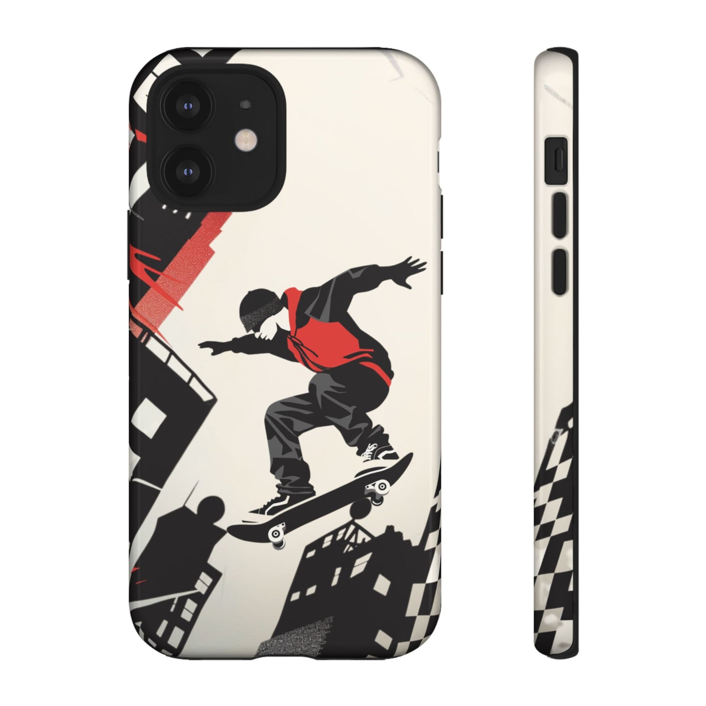 Skateboarding in the City - Tough Phone Case - iPhone or Samsung Phones