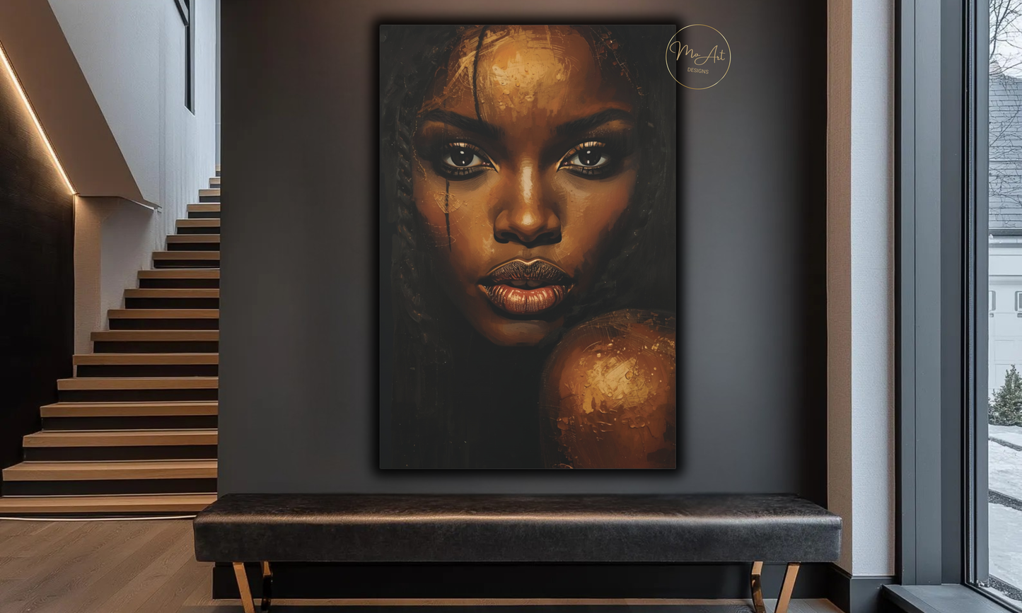 Bronze Temptation - Canvas Wall Art