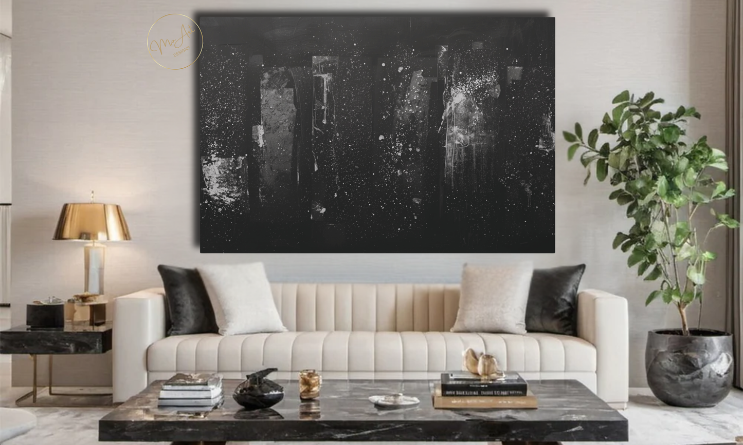 Midnight Fragments – Canvas Wall Art