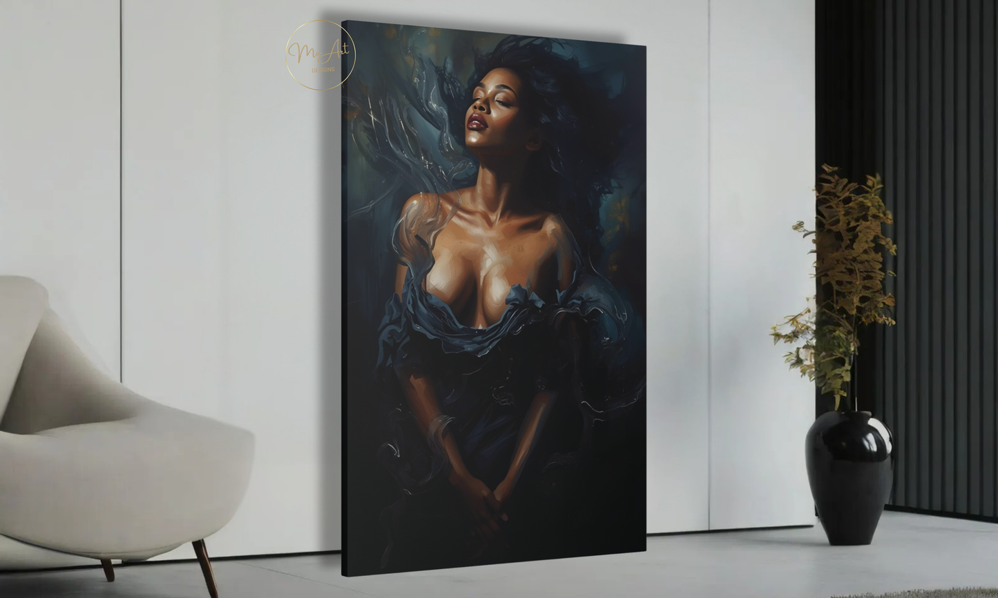 Elegant Seduction – Abstract Canvas Wall Art