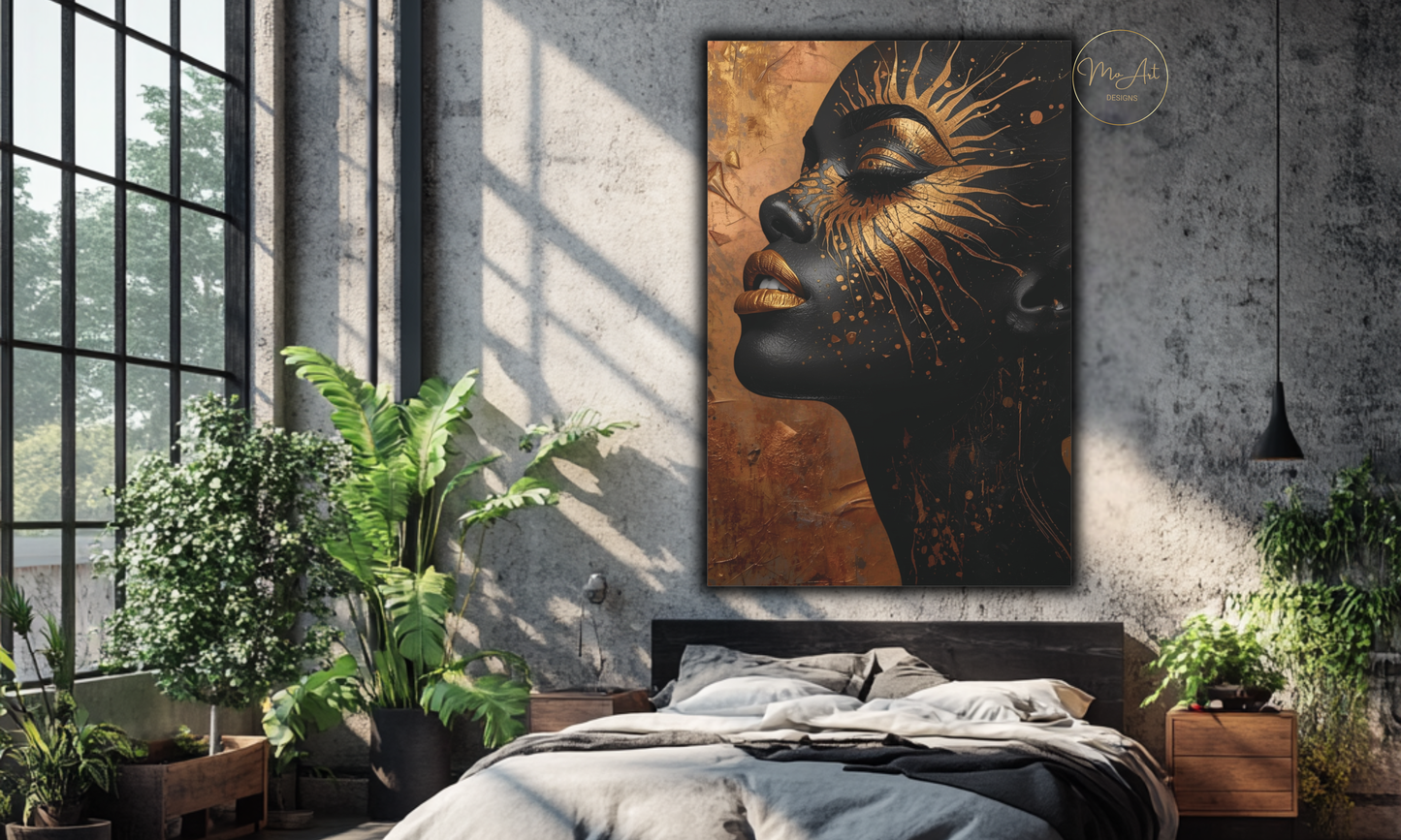 Starburst of Elegance – Canvas Wall Art