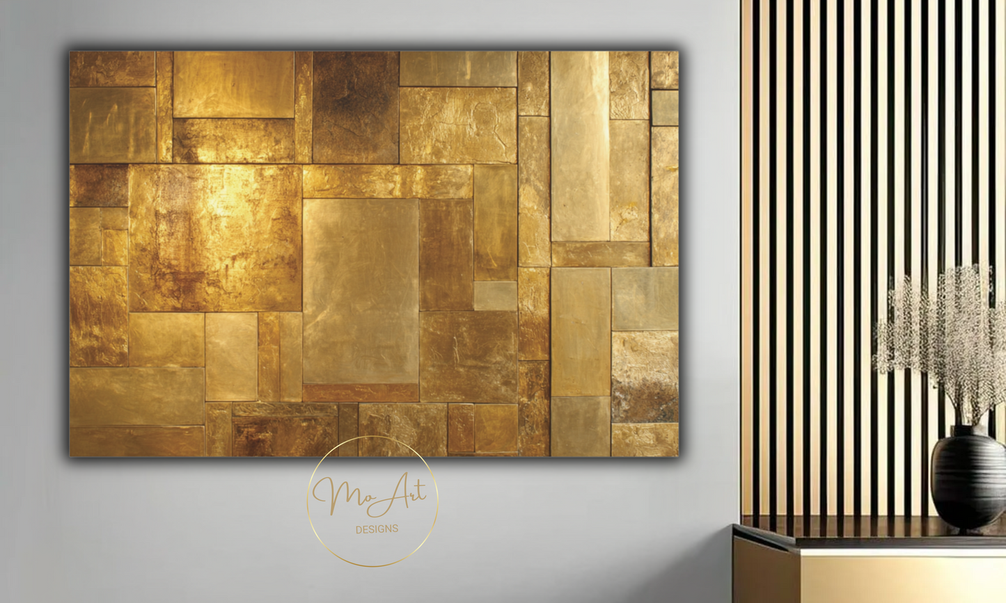Shimmering Echoes of Elegance - Canvas Wall Art
