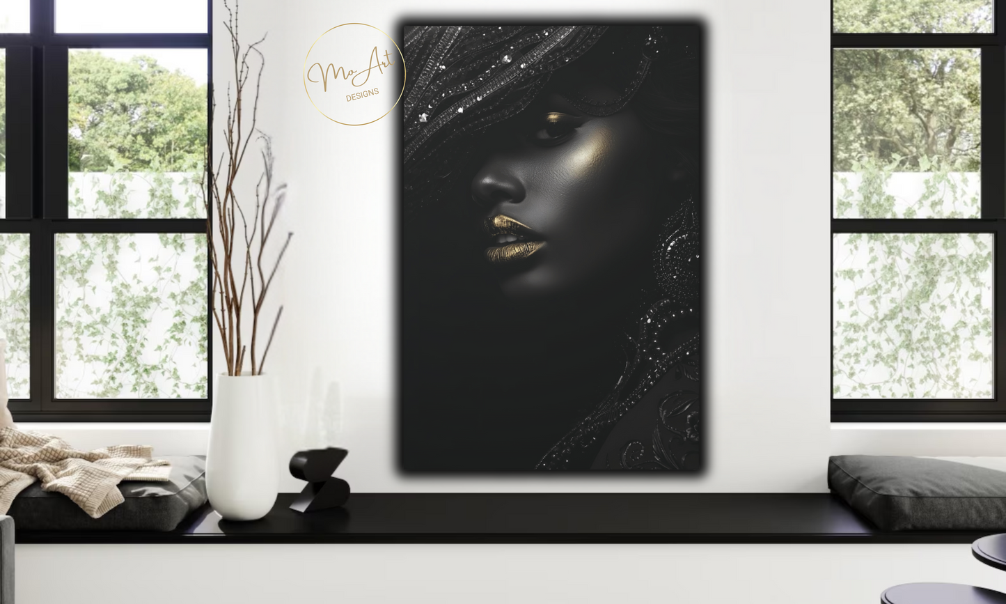 Opulent Shadows – Luxury Canvas Wall Art