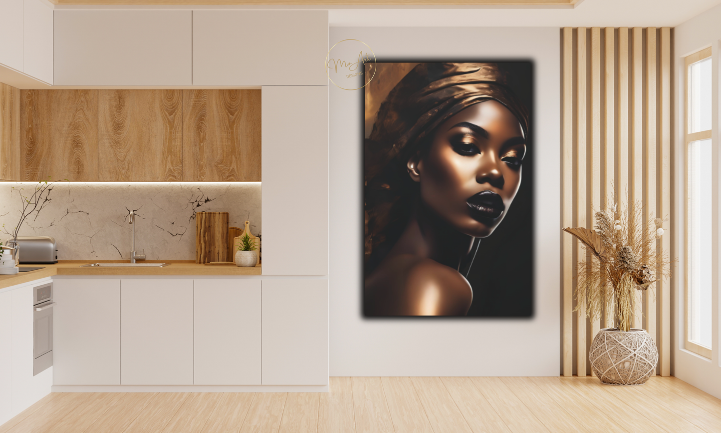 Bronze Divinity – Canvas Wall Art