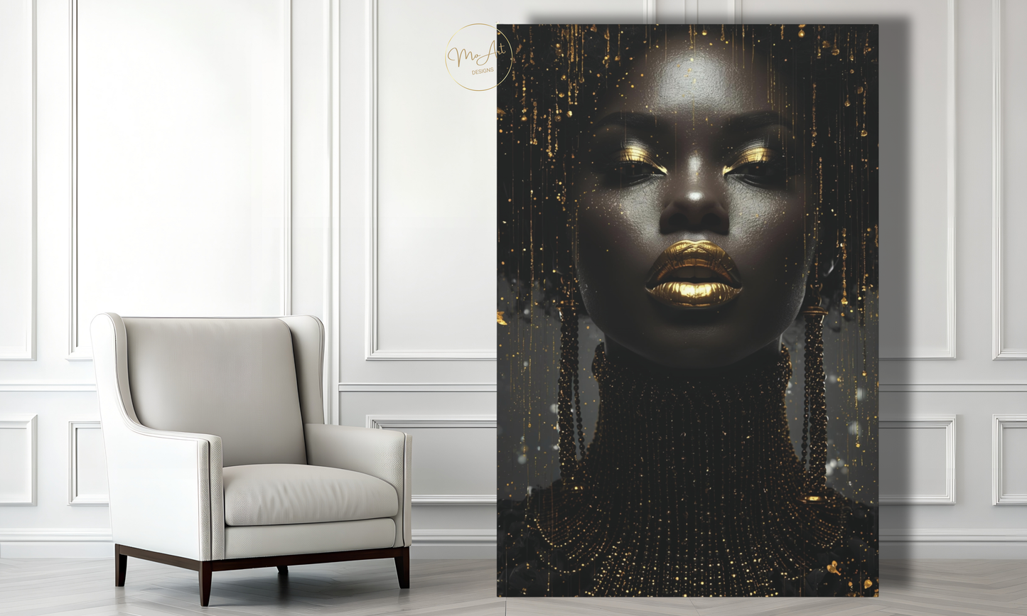 Black Elegance 2 Wall Art / Canvas Print