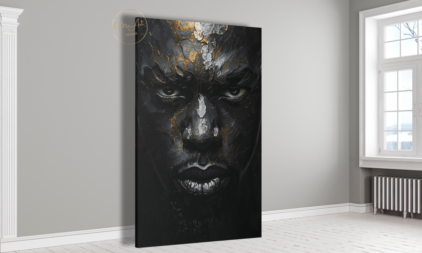 Strong Black Man – Abstract Wall Art / Canvas Print