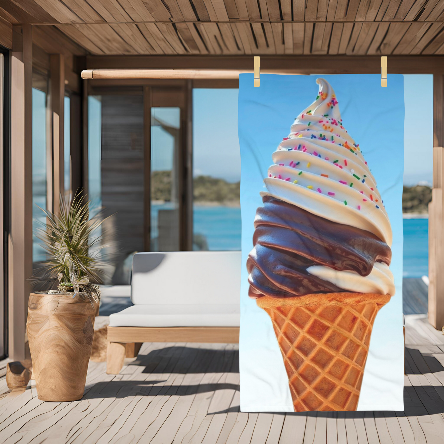 Ice Cream Dreams - Beach Towel