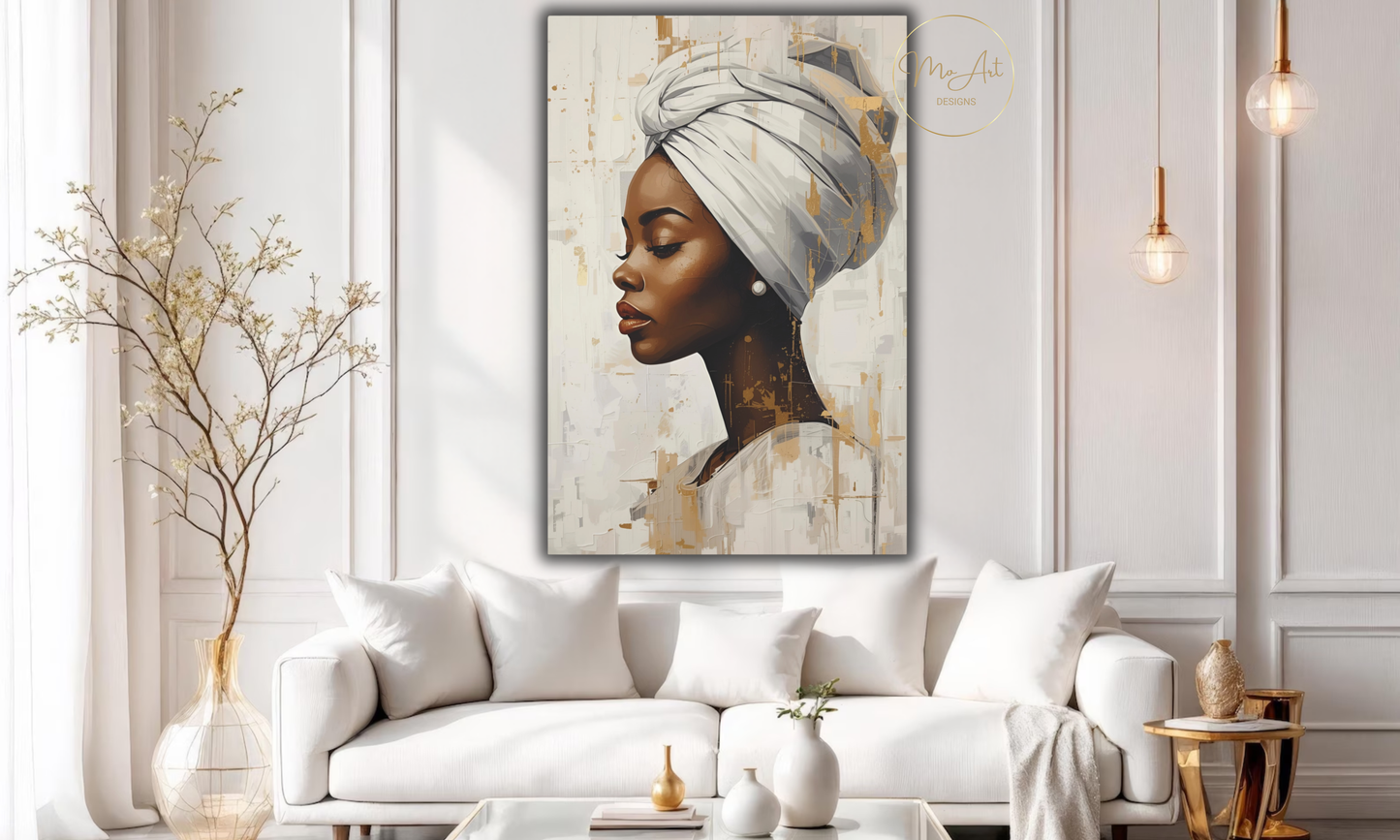 Wrapped in Grace - Abstract Canvas Wall Art