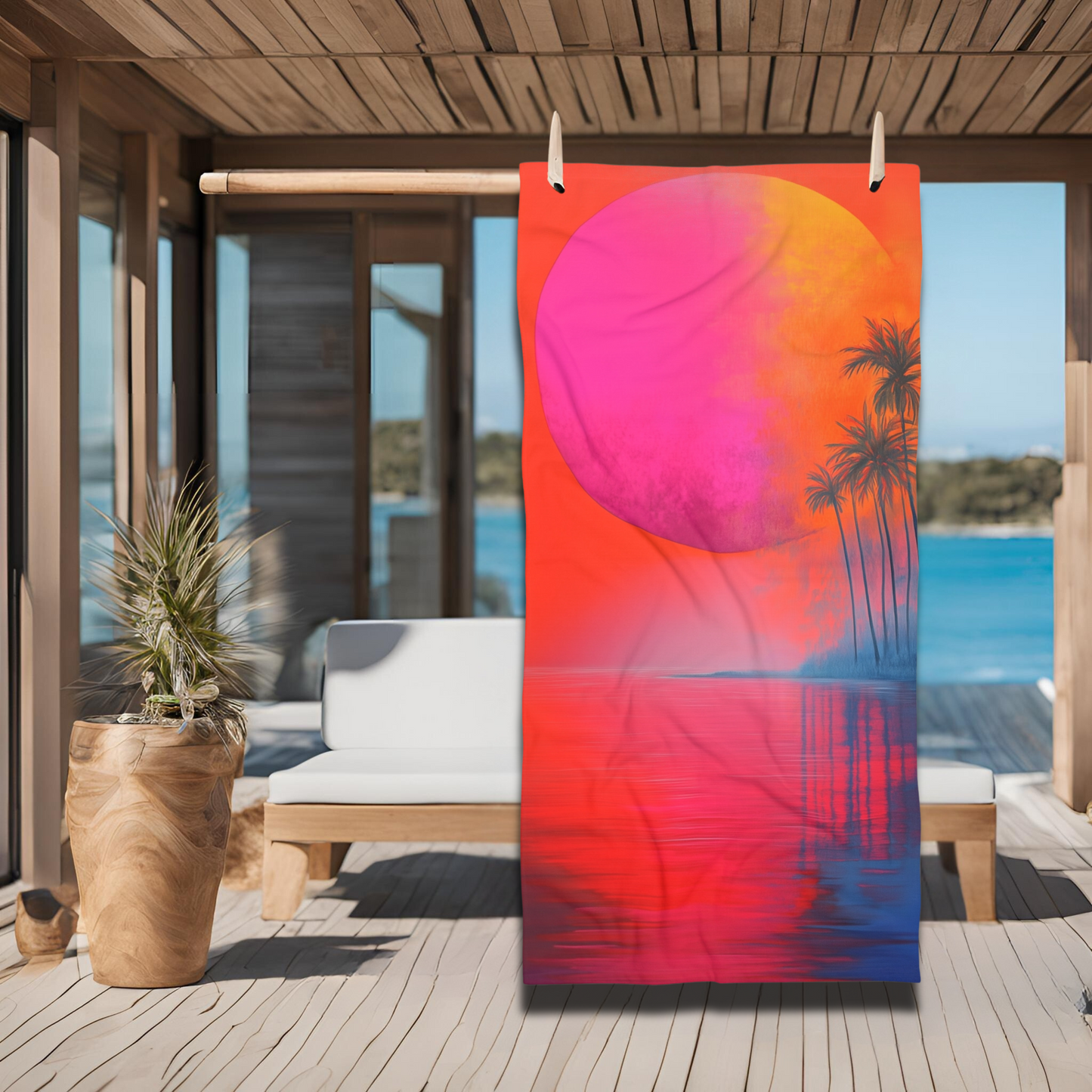 Sunset Serenity Beach Towel