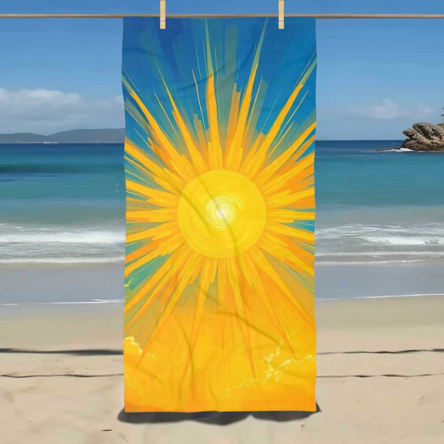 Let the Sunshine In - Beach Towel