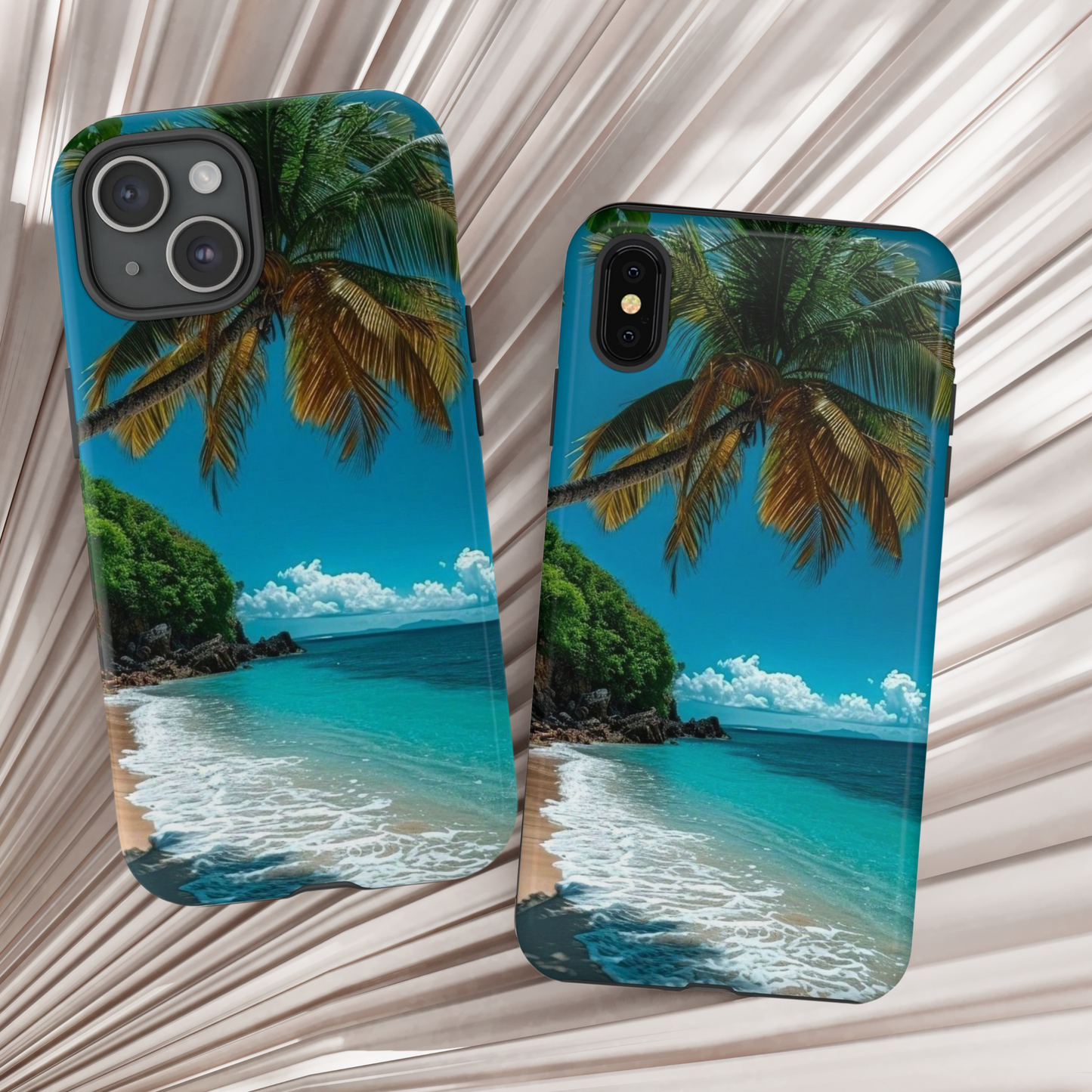 Tropical Beach Oasis - Tough Case for iPhone or Samsung