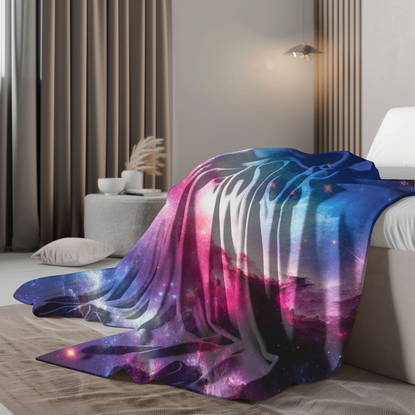 Cosmic Energy - Velveteen Microfiber Blanket