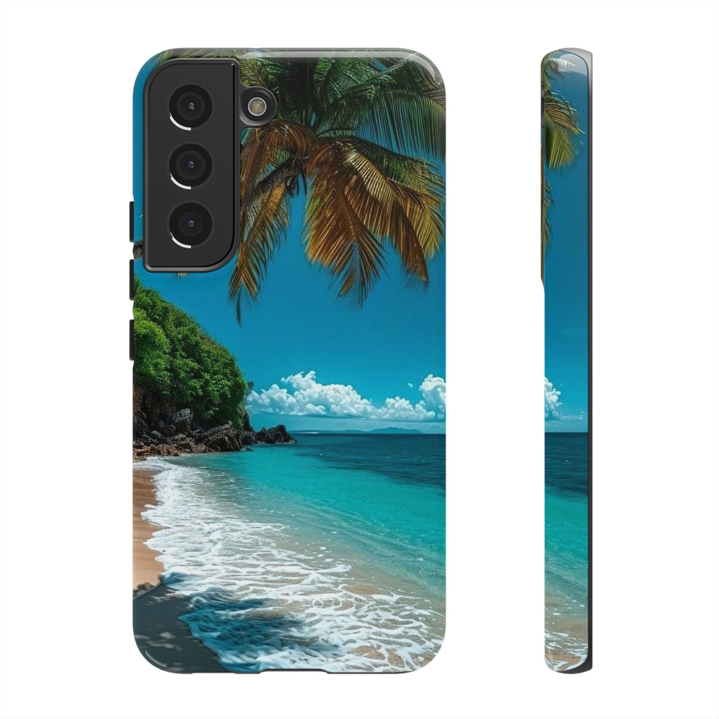 Tropical Beach Oasis - Tough Case for iPhone or Samsung