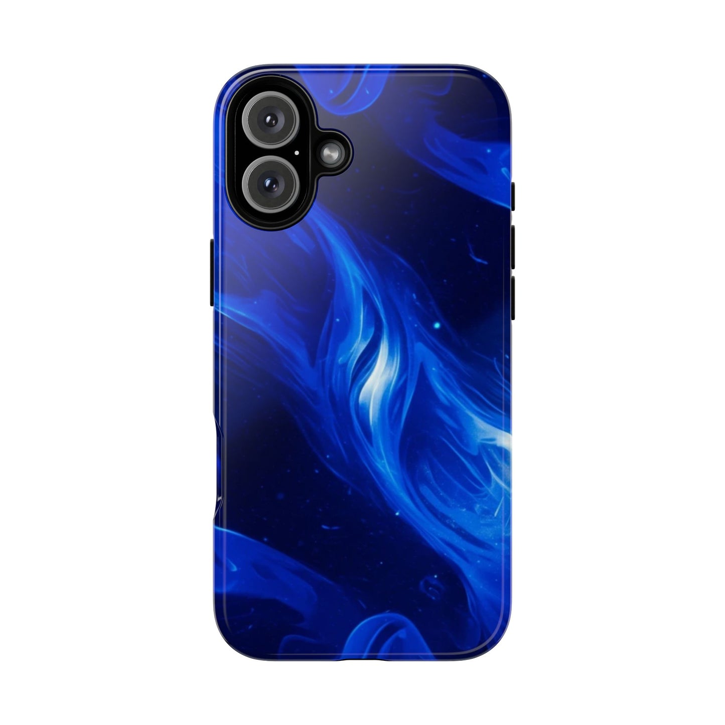 Deep Blue Swirl Design - Tough Phone Case - iPhone or Samsung Phones