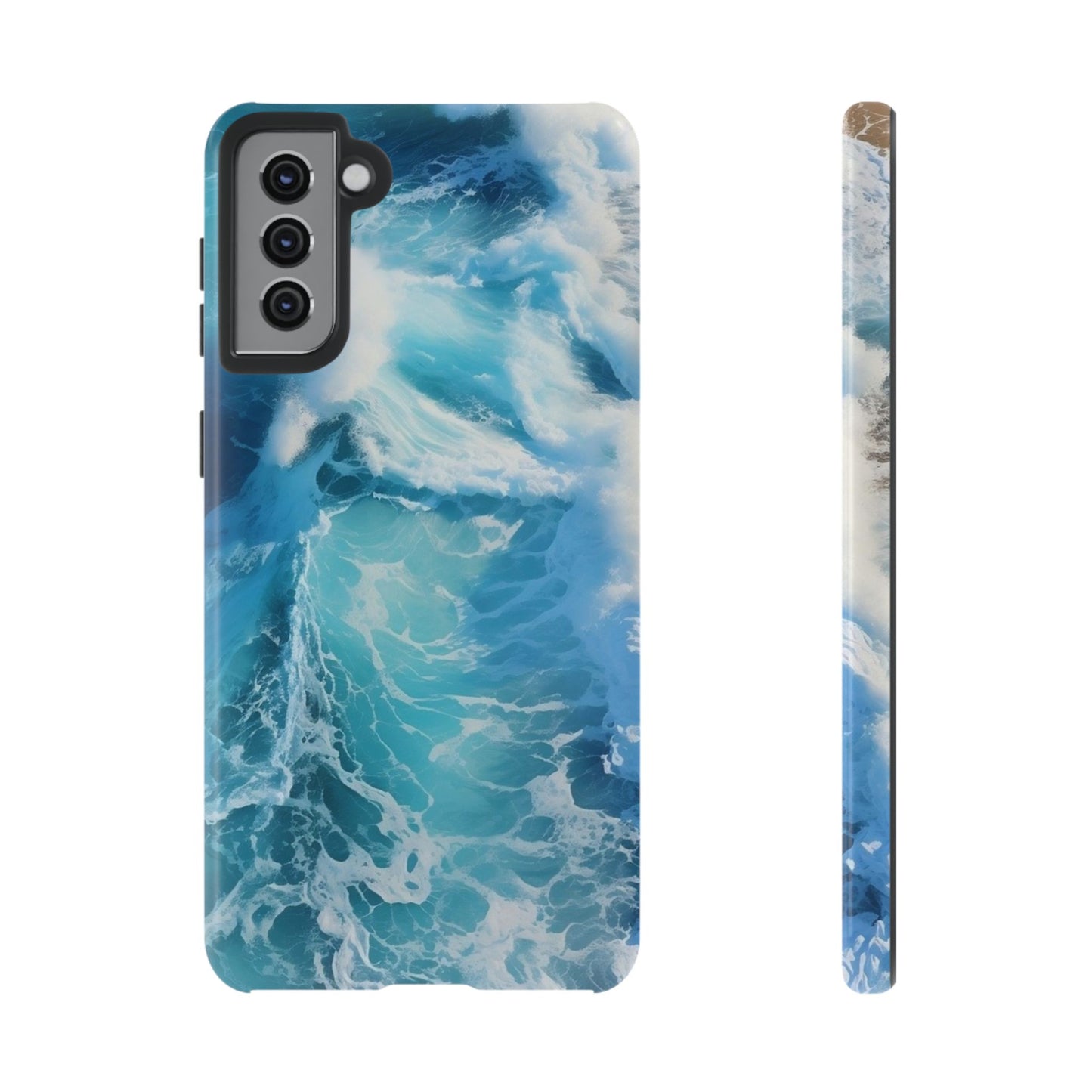 Crashing Ocean Waves - Tough Phone Case - iPhone or Samsung Phones