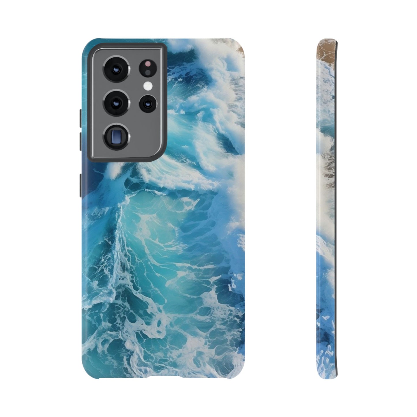 Crashing Ocean Waves - Tough Phone Case - iPhone or Samsung Phones
