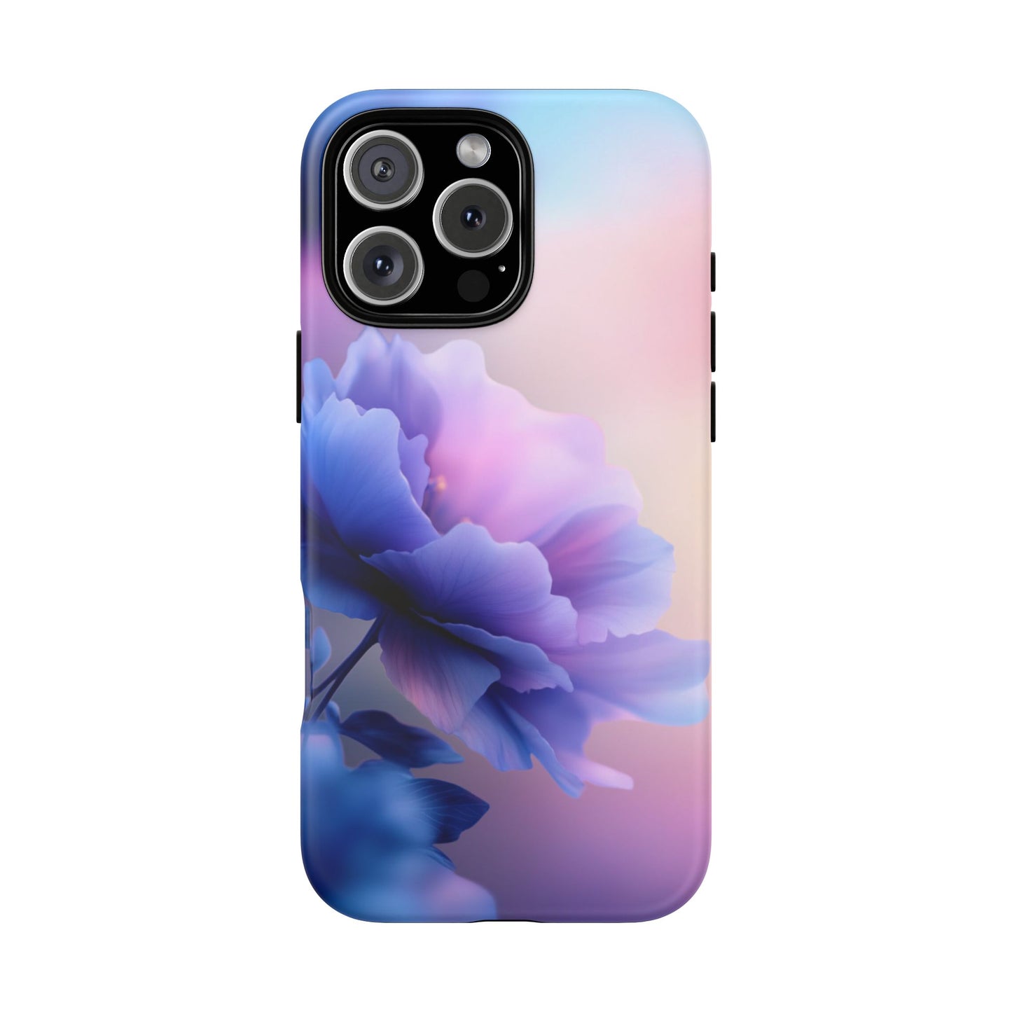 Purple Flower with Sunset - Tough Phone Case