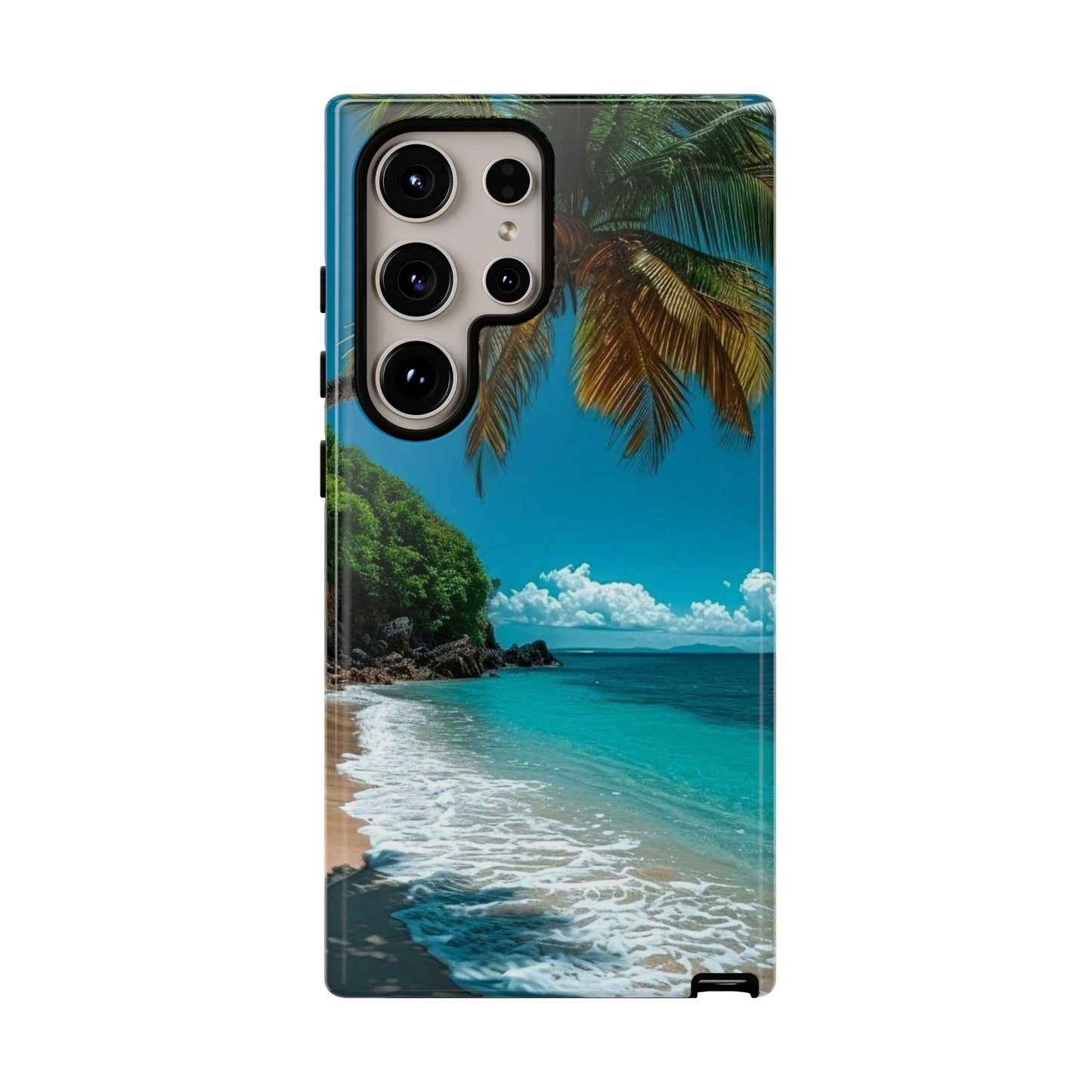 Tropical Beach Oasis - Tough Case for iPhone or Samsung