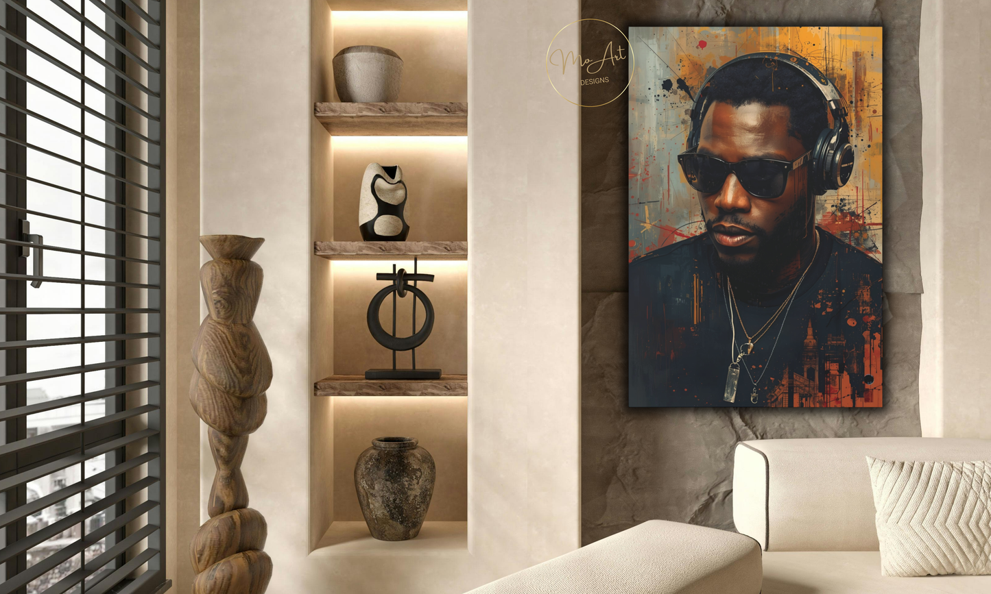 Soul Frequency - Abstract Canvas Wall Art