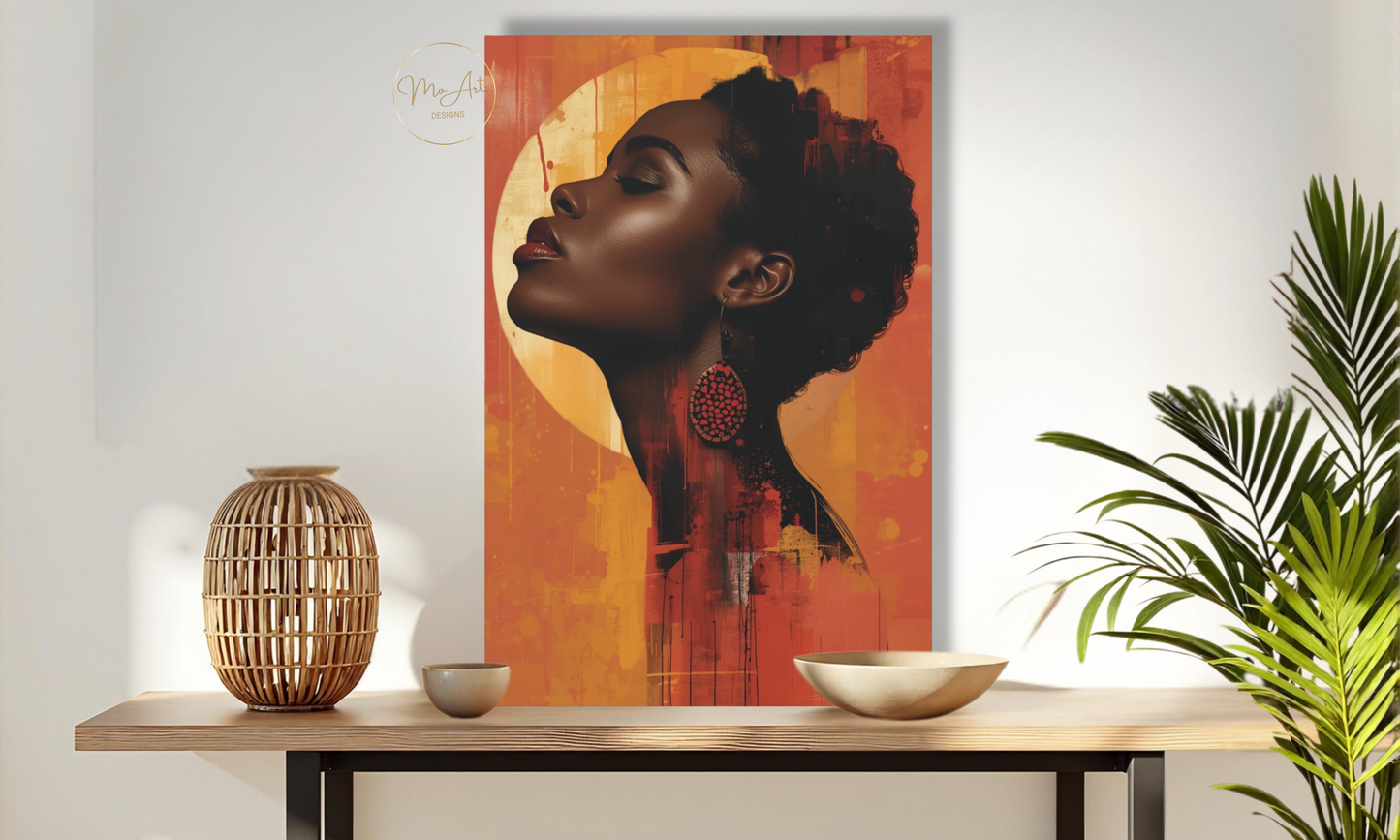 Radiant Rise – Abstract Canvas Wall Art