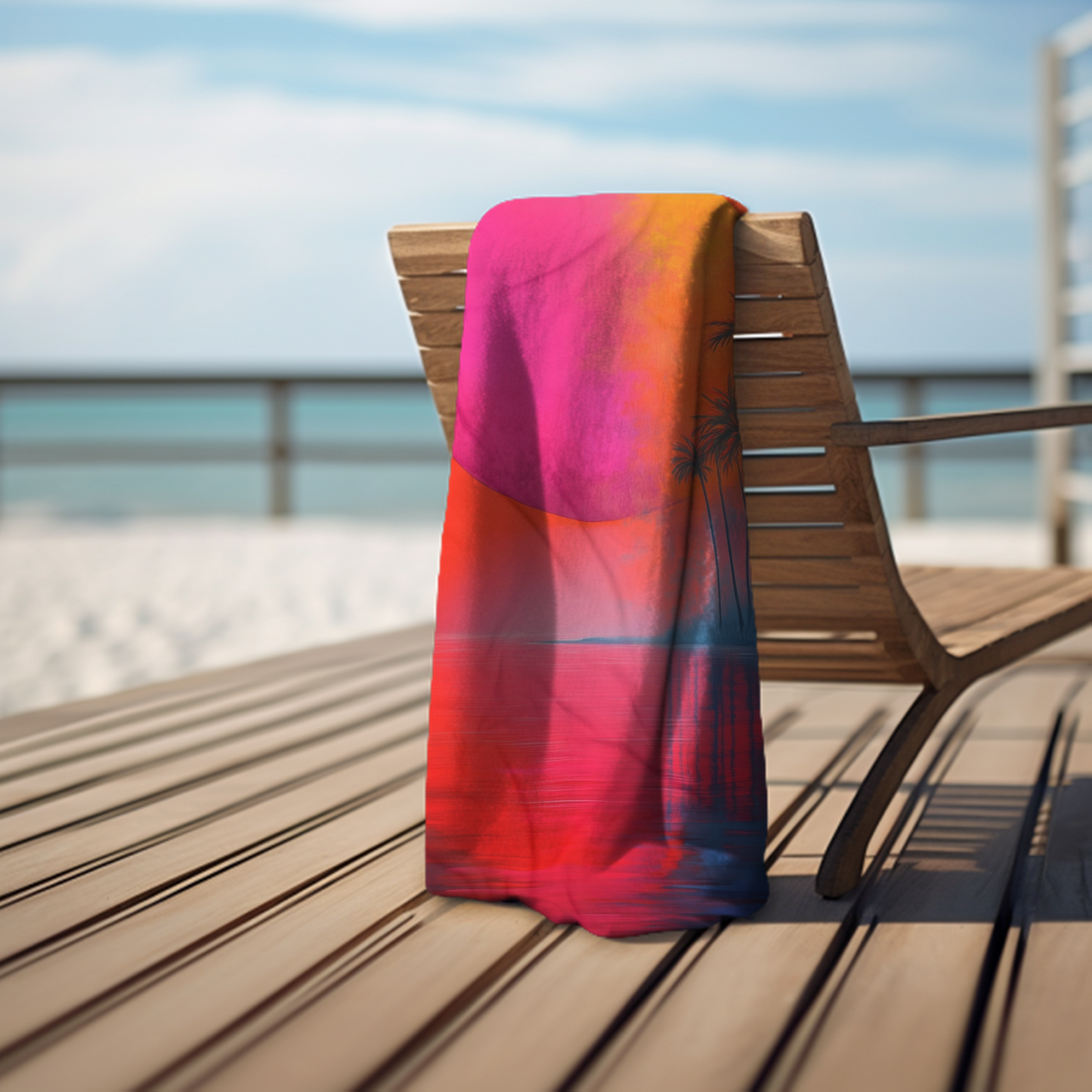 Sunset Serenity Beach Towel