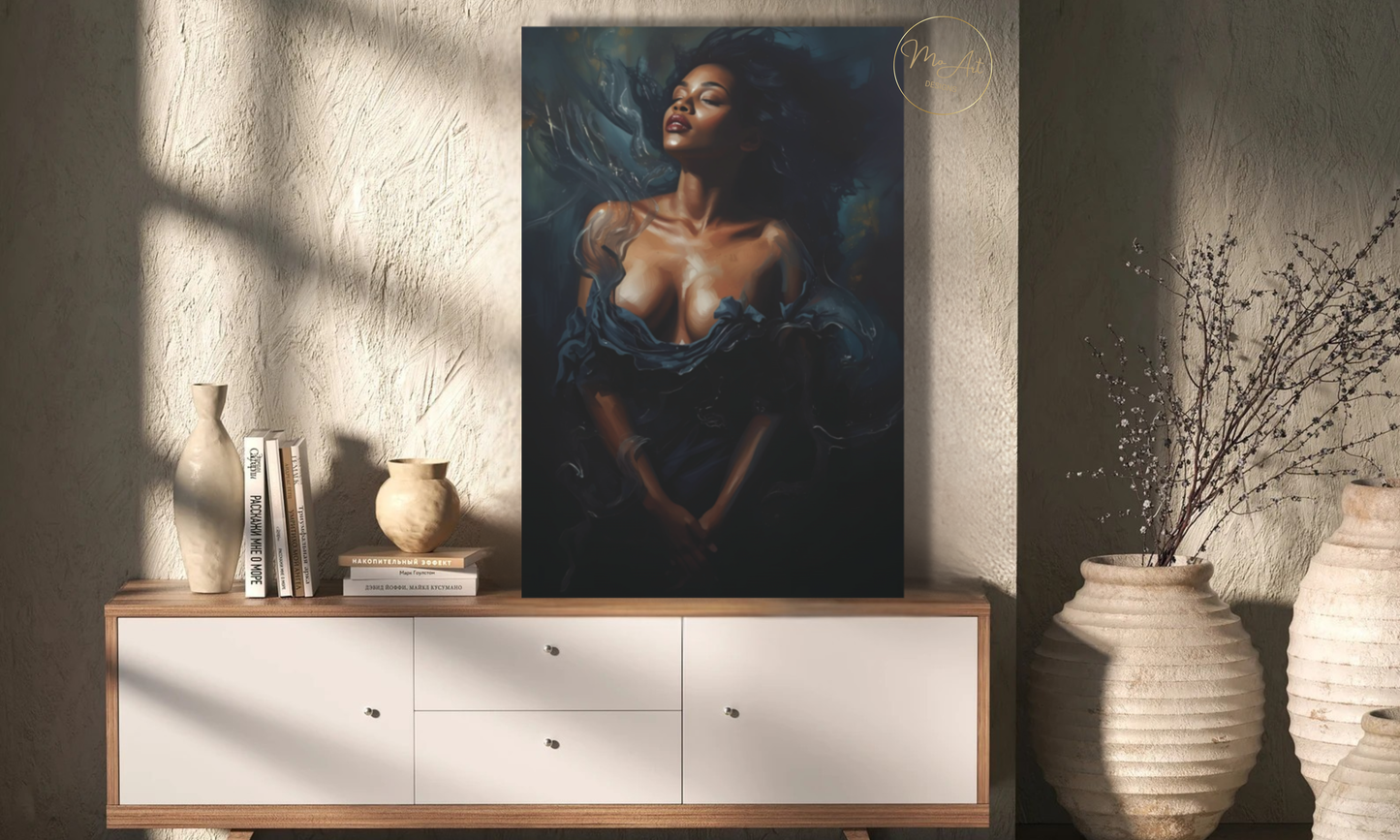 Elegant Seduction – Abstract Canvas Wall Art