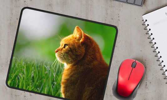 Ginger Cat Mouse Pad