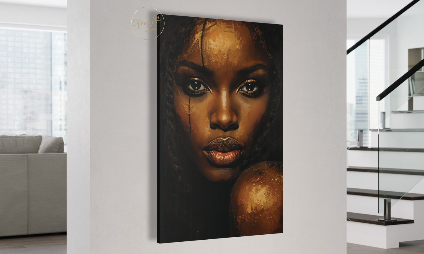 Bronze Temptation - Canvas Wall Art