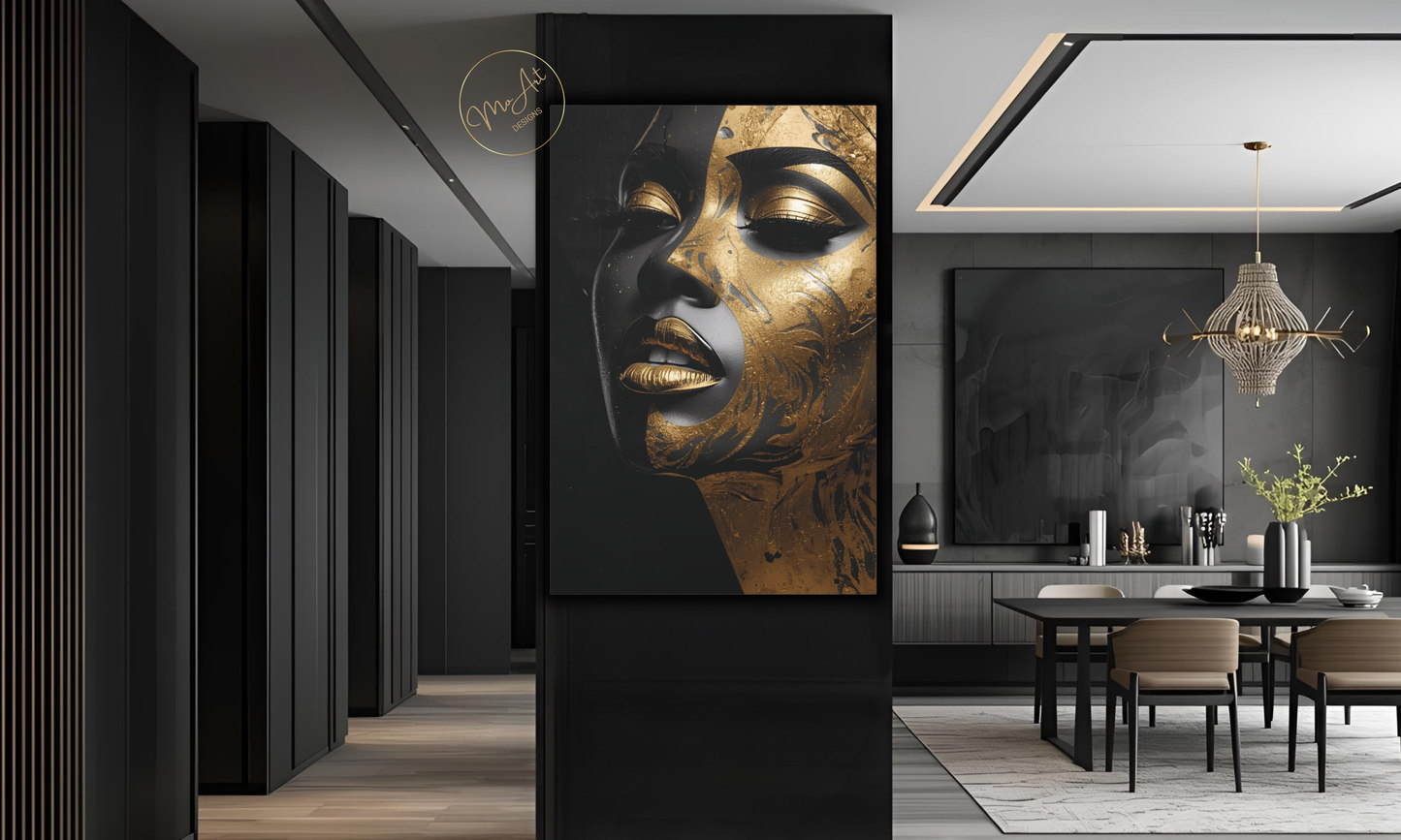 Shades of Gold – Canvas Wall Art