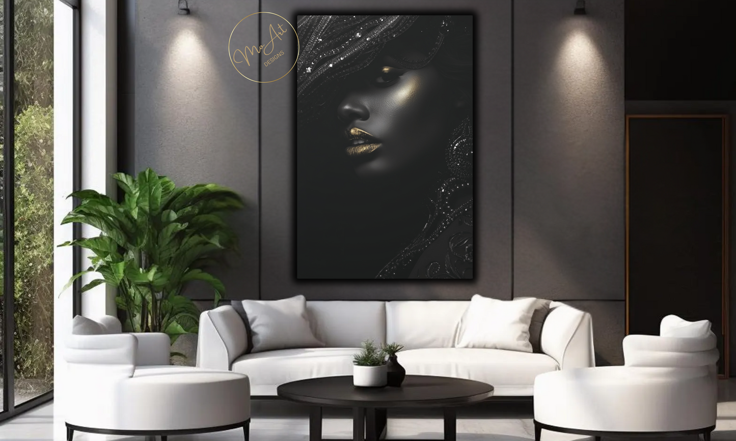 Opulent Shadows – Luxury Canvas Wall Art
