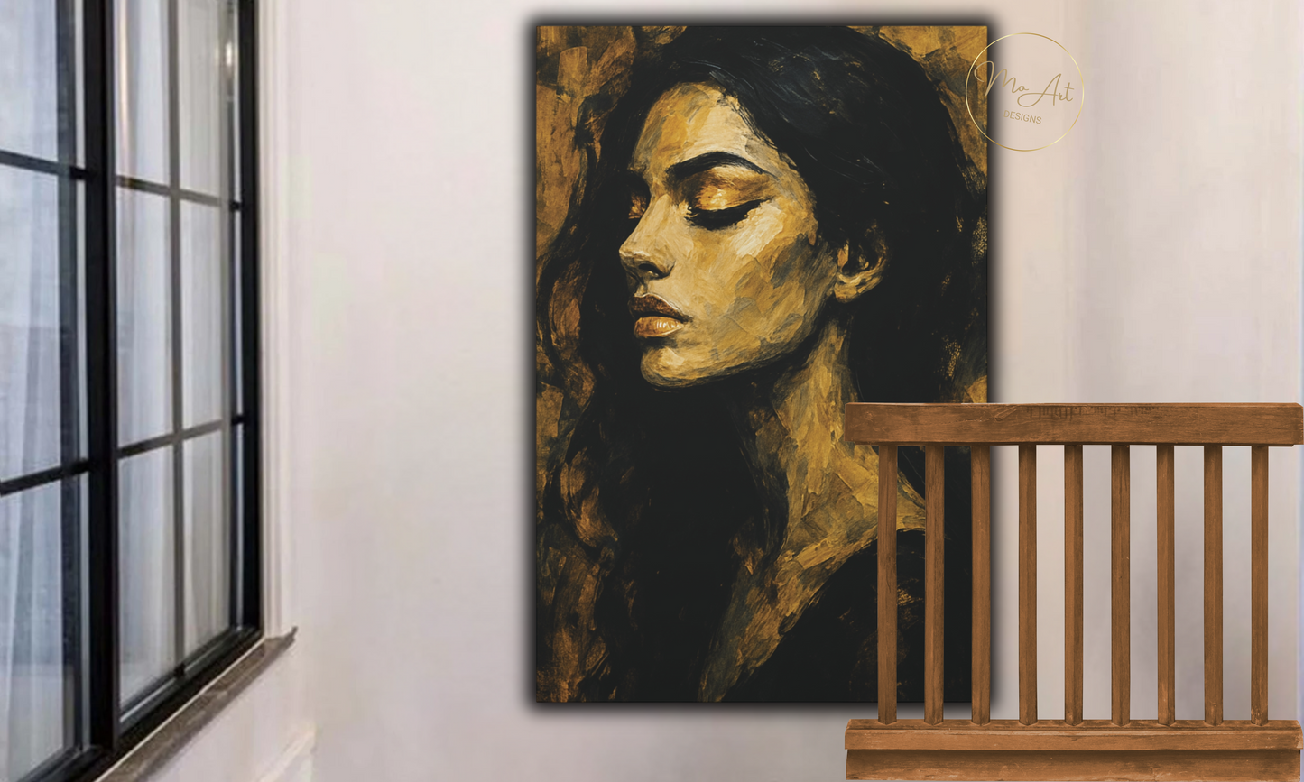 Essence of a Woman – Abstract Canvas Wall Art