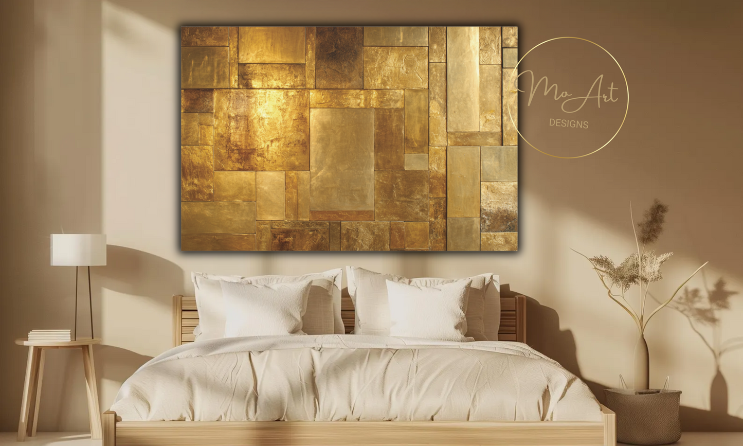Shimmering Echoes of Elegance - Canvas Wall Art