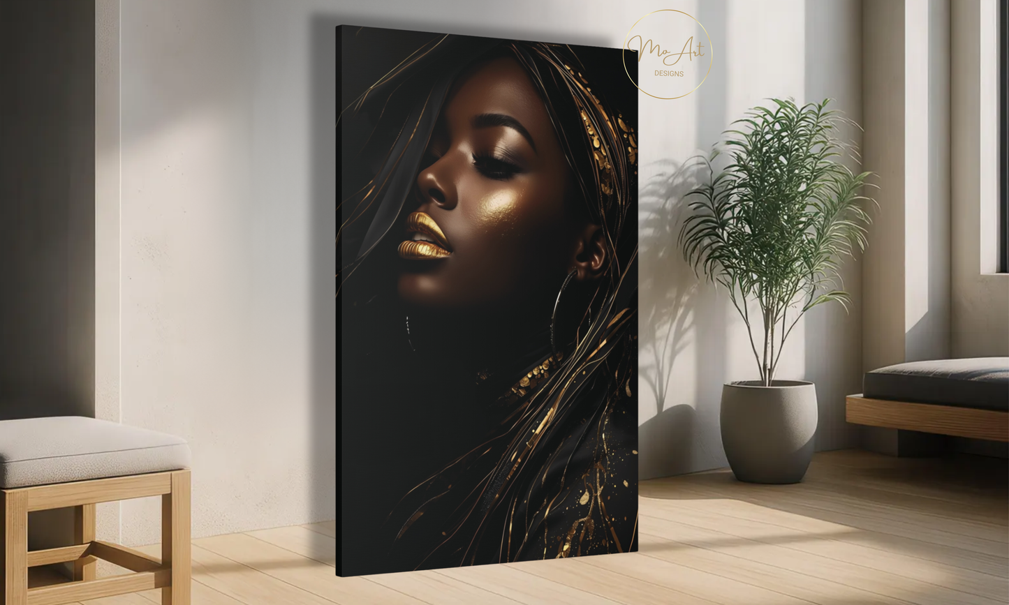 Opulent Glow – Canvas Wall Art
