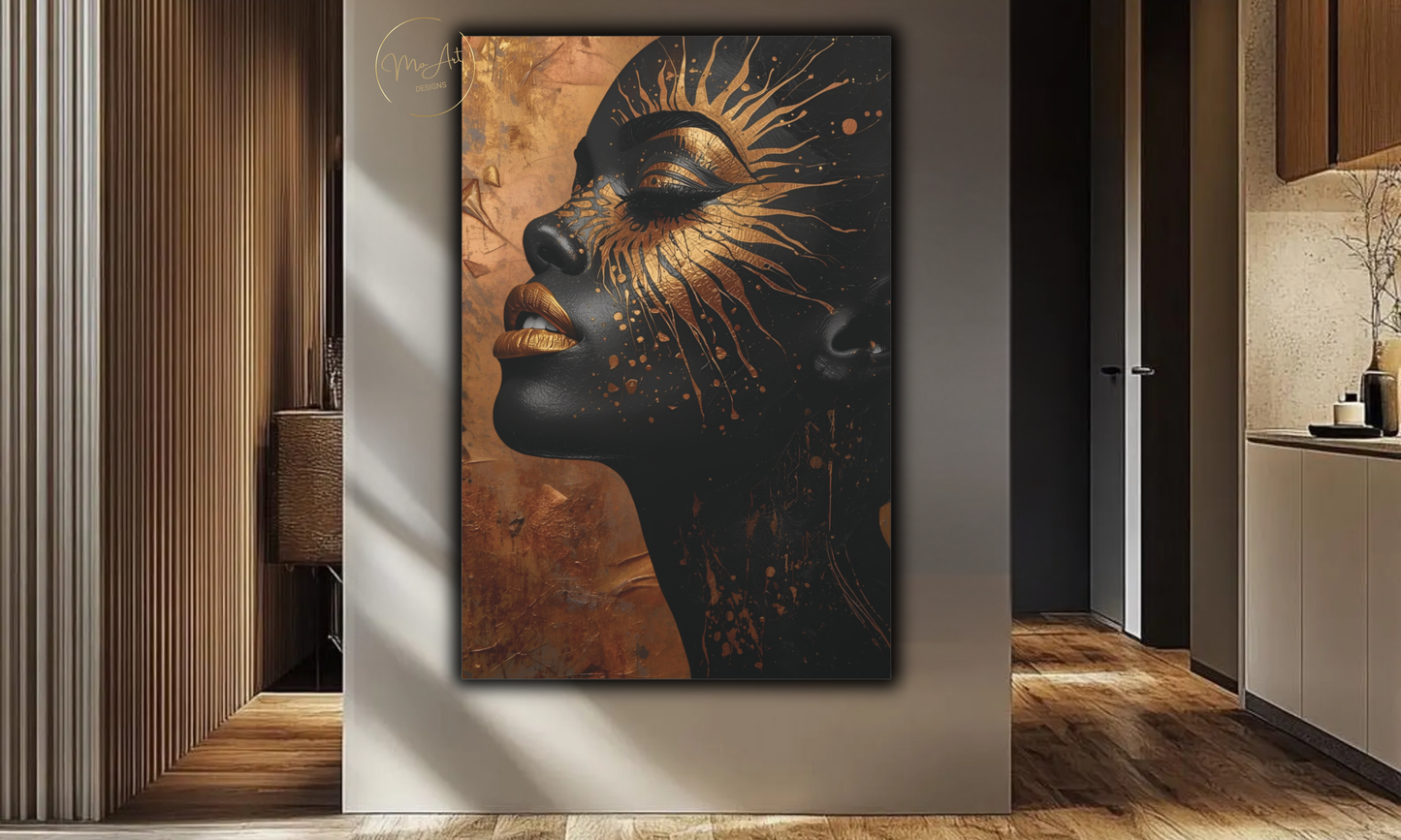 Starburst of Elegance – Canvas Wall Art