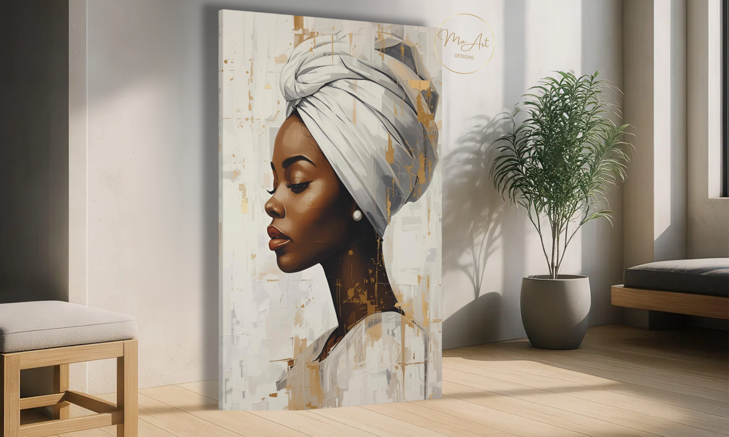 Wrapped in Grace - Abstract Canvas Wall Art