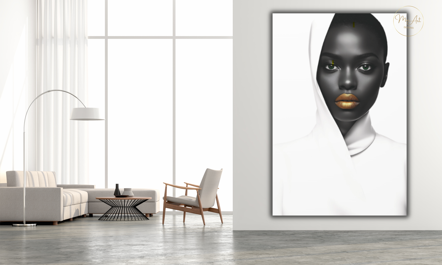 Radiance in White – Canvas Wall Art