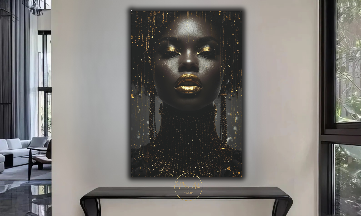 Black Elegance 2 Wall Art / Canvas Print