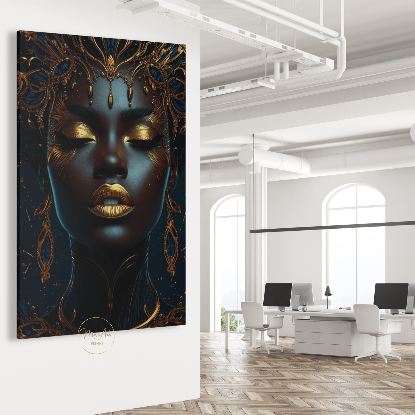 Black Woman Wall Art – Exquisite Beauty / Canvas Print