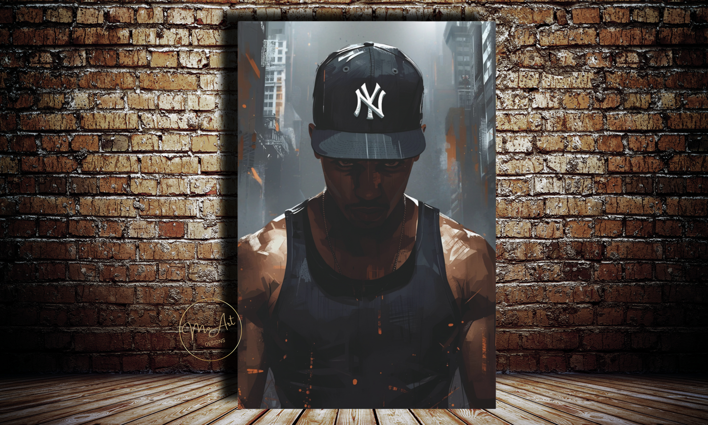 Built from the Block - Abstract Canvas Wall Art