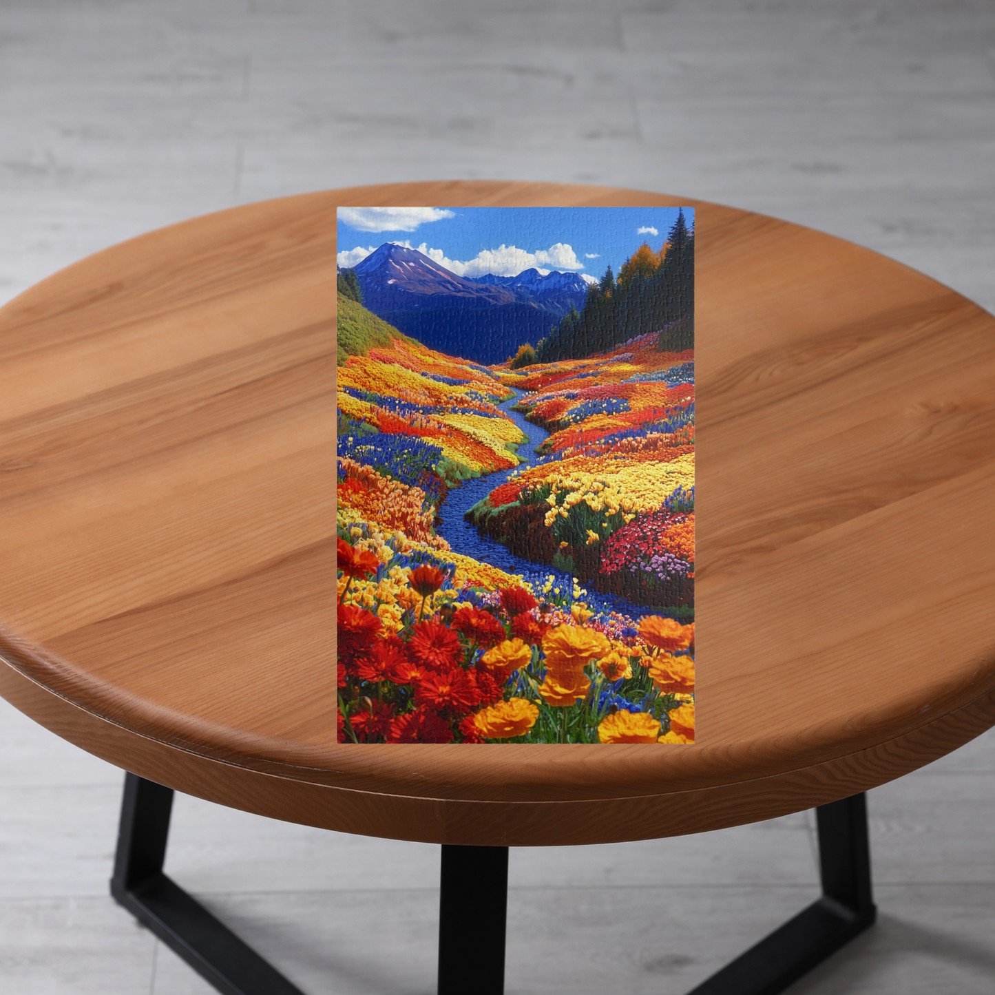 Beautiful Valley of Flowers - Jigsaw Puzzle