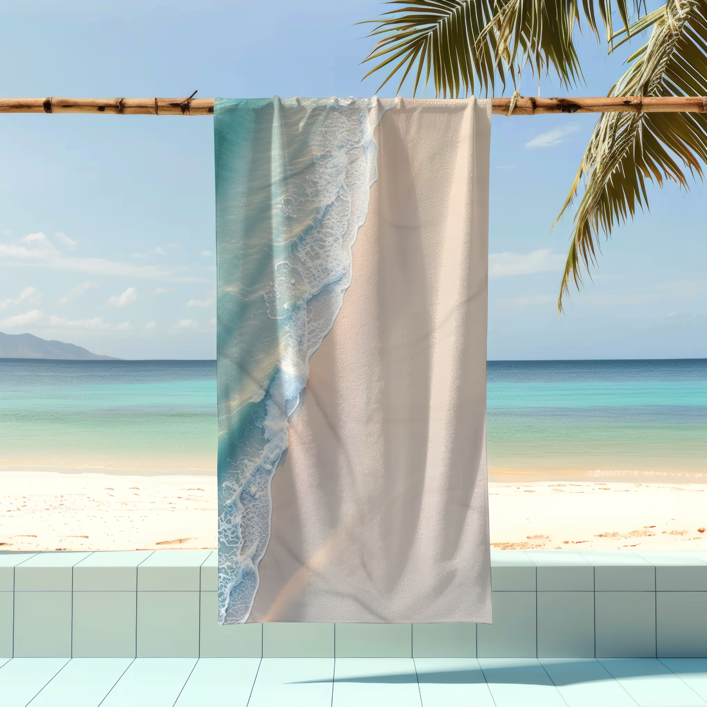 Sandy Ocean Shores  - Beach Towel