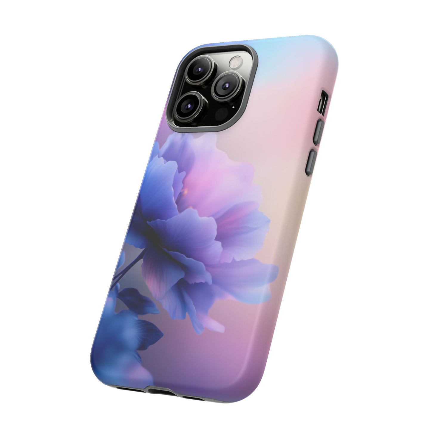 Purple Flower with Sunset - Tough Phone Case