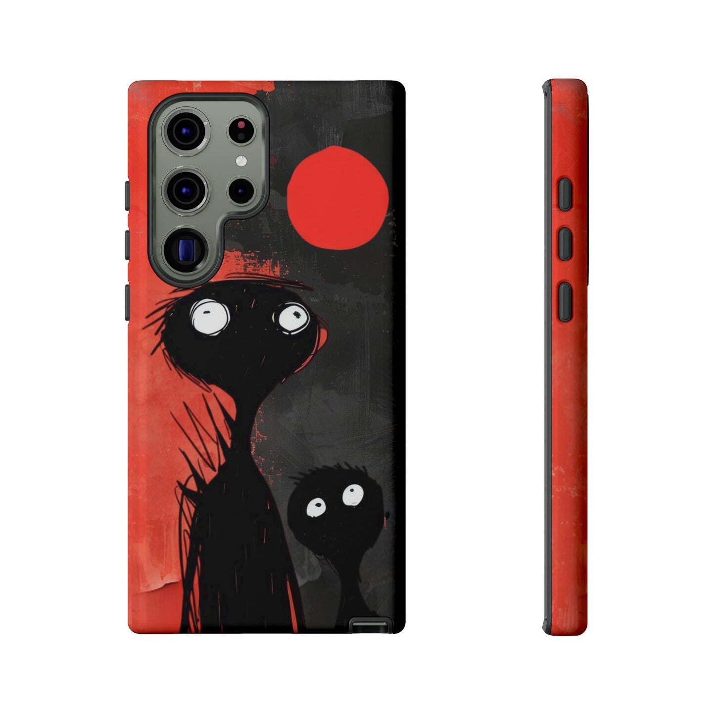 Scary Zombie People Phone Case, Tough Case Protective Smartphone Cover, Hard Shell Case, Unique Phone Accessories, Halloween