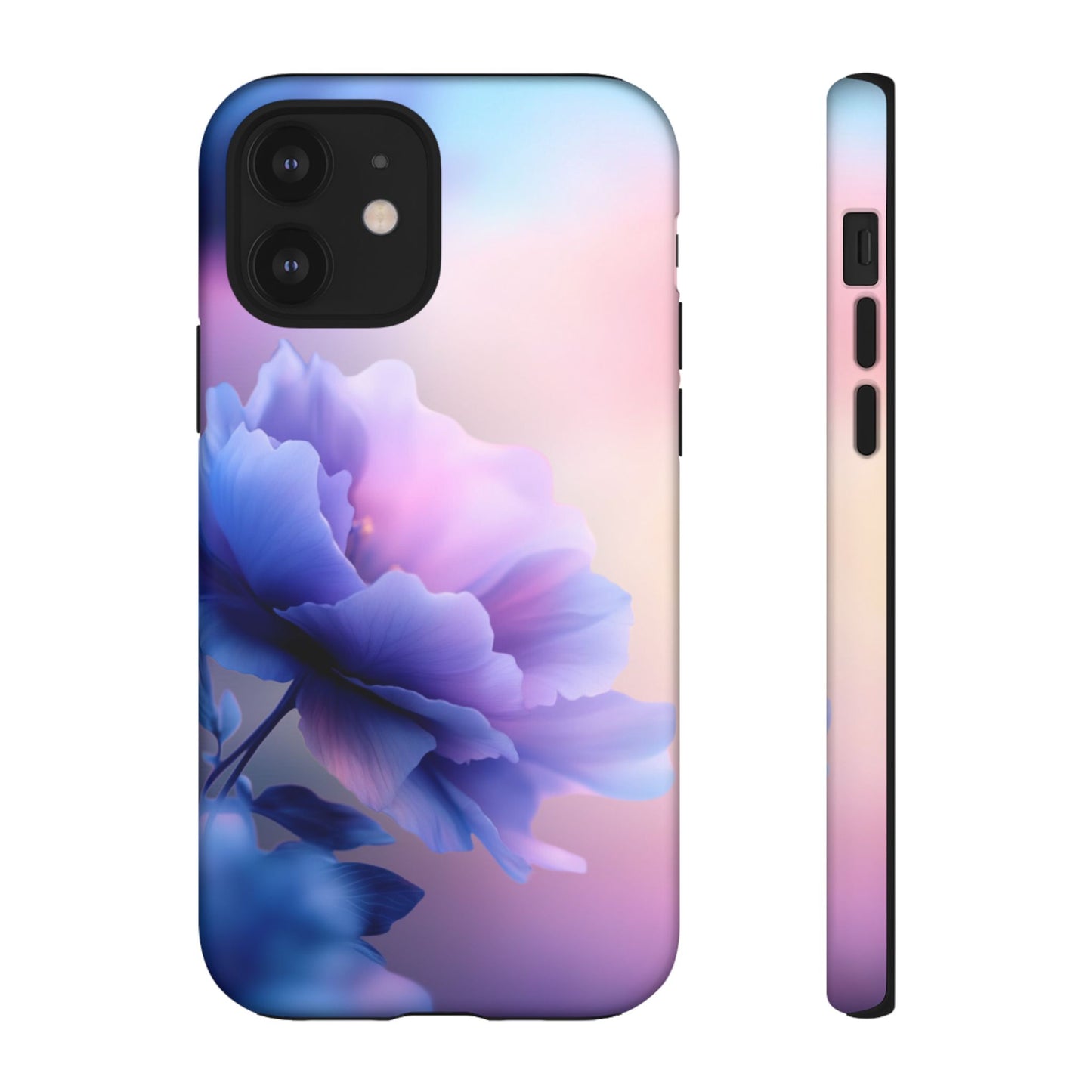 Purple Flower with Sunset - Tough Phone Case