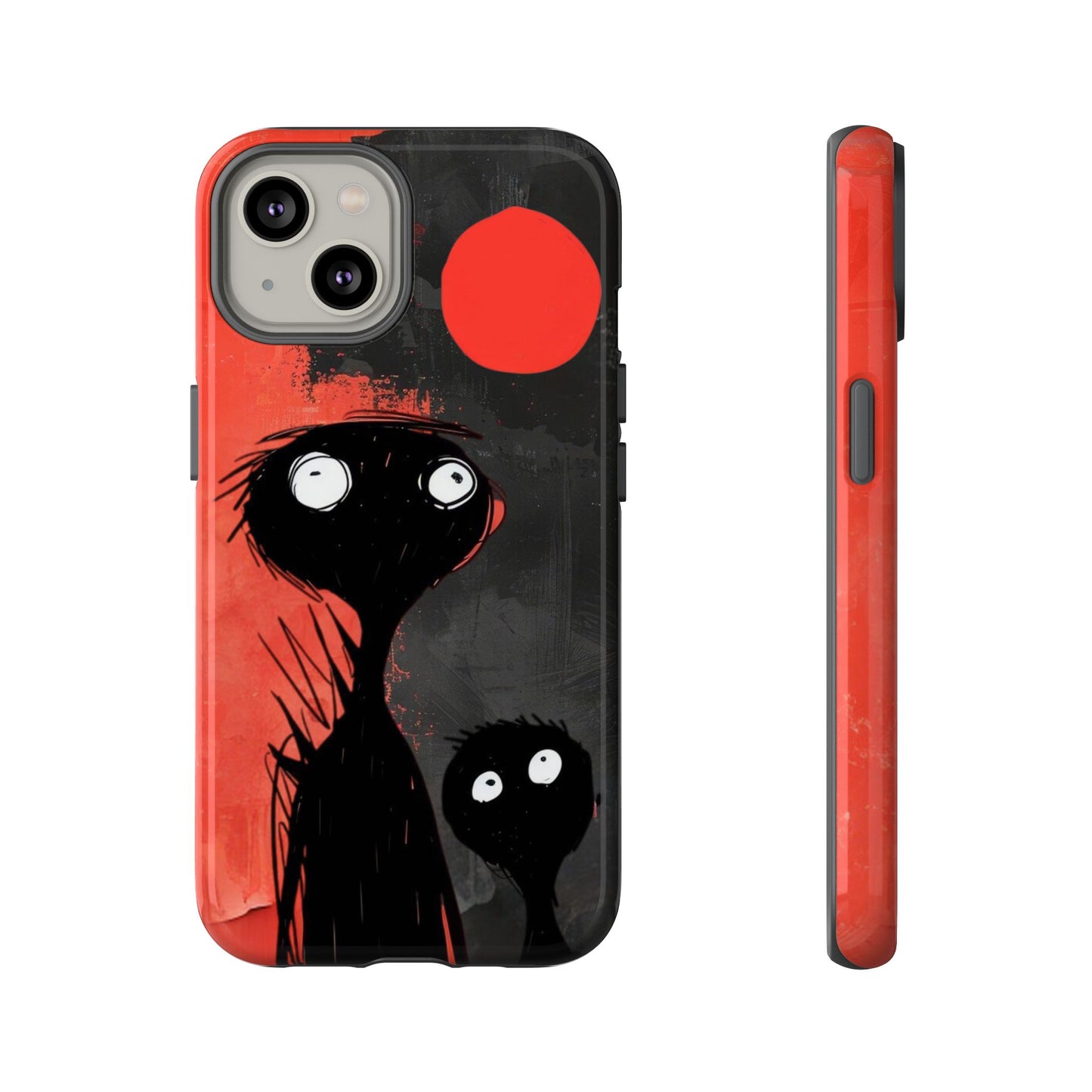 Scary Zombie People Phone Case, Tough Case Protective Smartphone Cover, Hard Shell Case, Unique Phone Accessories, Halloween