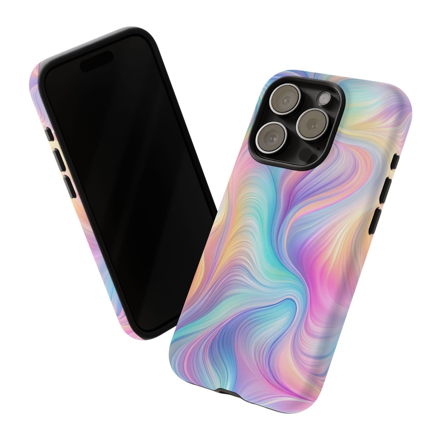 Colorful Swirls Tough Phone Case for Ultimate Protection - iPhone or Samsung Phones