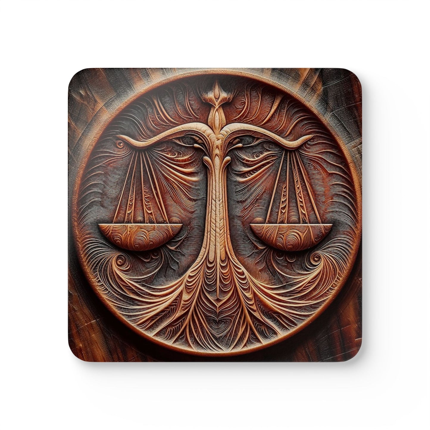 Libra Corkwood Coaster Set