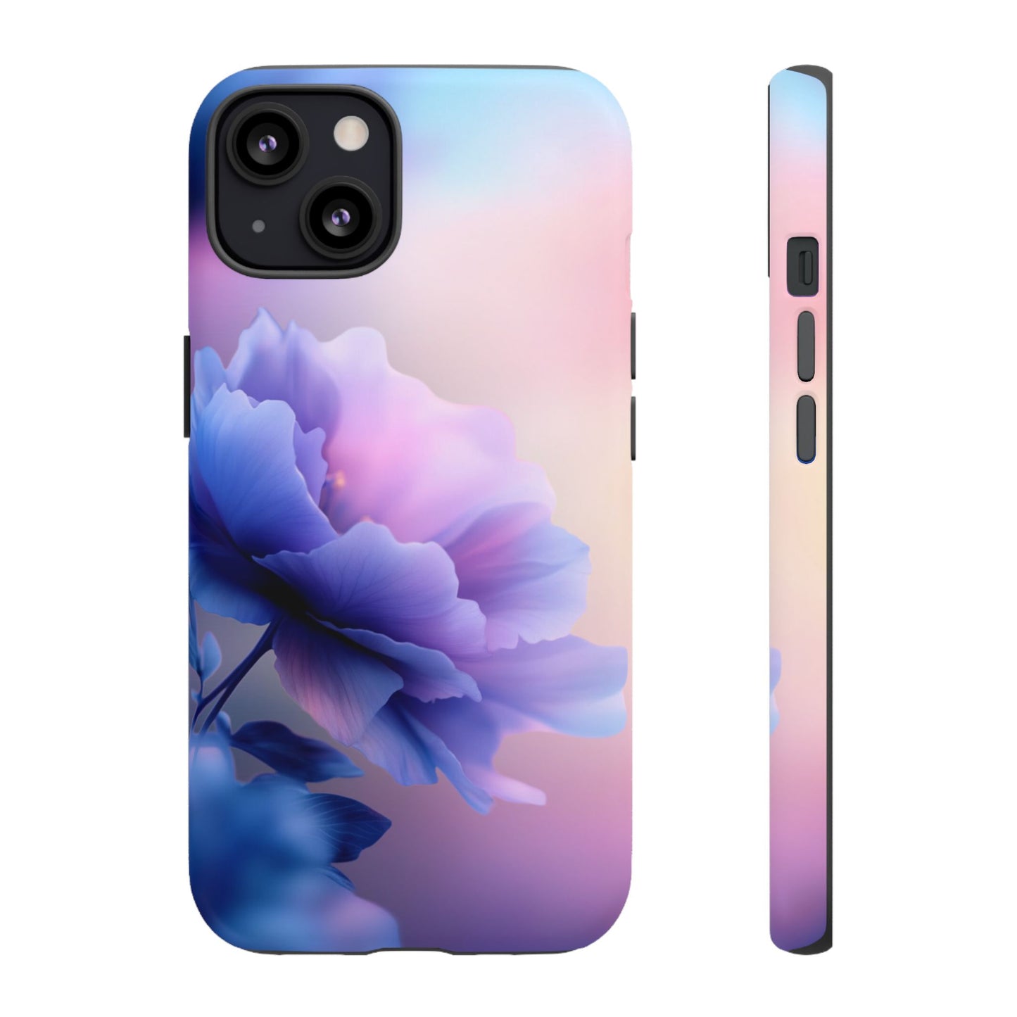 Purple Flower with Sunset - Tough Phone Case